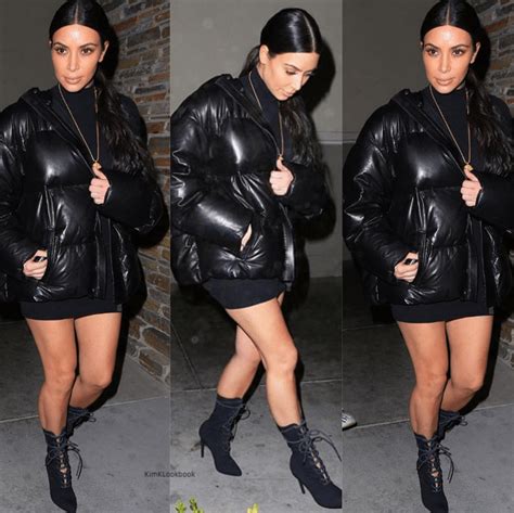 kim kardashian burberry coat|Kim Kardashian’s Sleek Puffer is All the Snow Day Outfit Inspo .